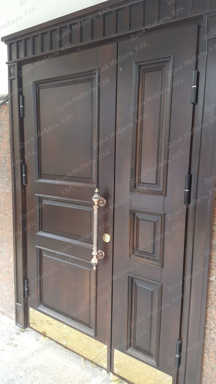 Dark Door with Ornate Pull